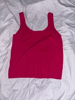 a new day Hot Pink Scoop Neck Tank Top